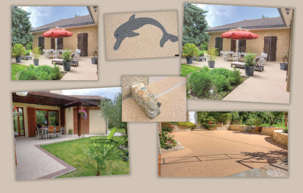 bahçe taş halı uygulaması